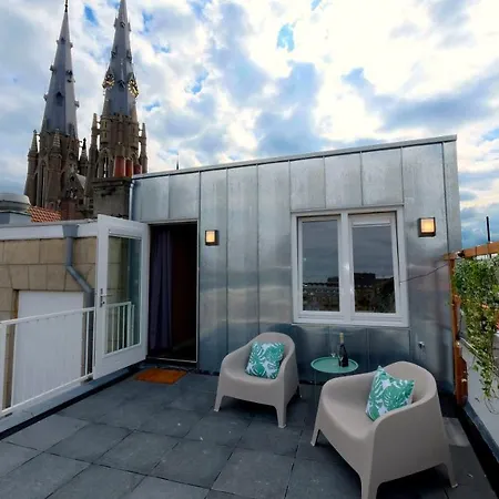 Apartamento Sunny 45m2 Penthouse With Balcony And Terrace - R65c Eindhoven